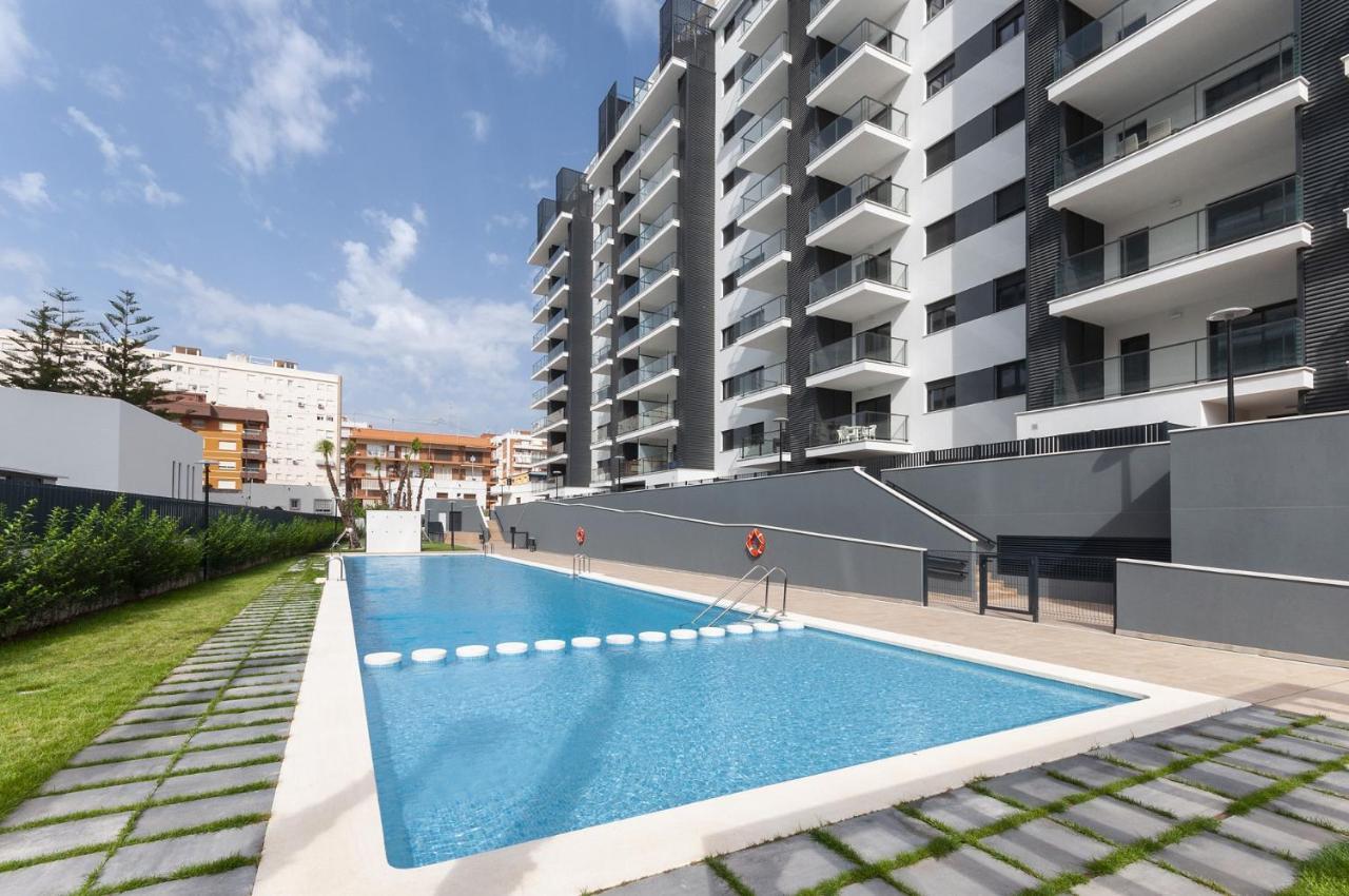 Ag Residencial El Alamo Apartment Playa de Gandia Bagian luar foto